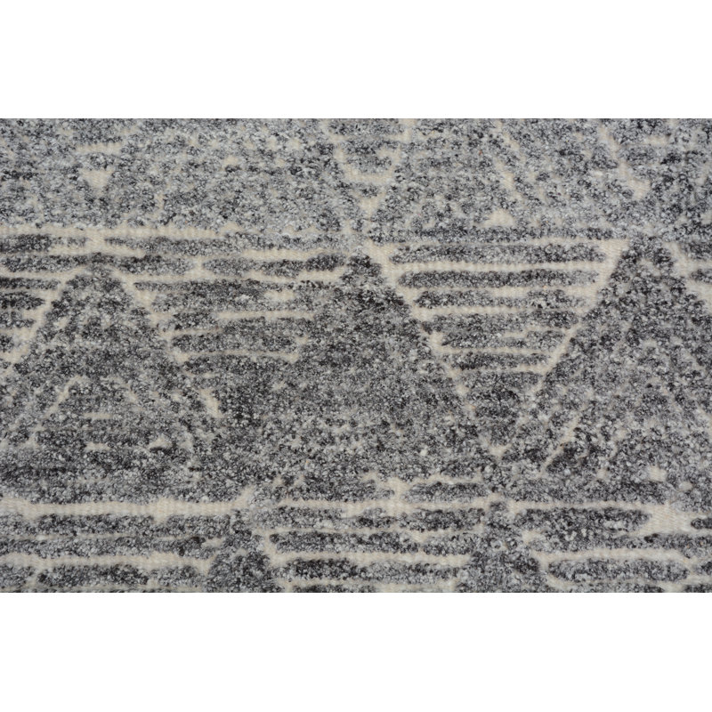 Nomad Wool Geometric Area Rug, Rectangle 10' x 14'