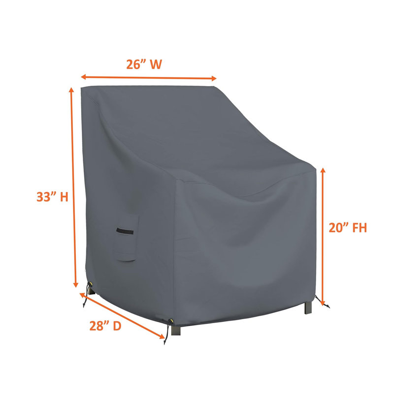 Outdoor Cover, 66cm H x 83.8cm W x 71.1cm D, Grey