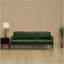 Canapé 3 places en tissu de polyester, canapé rembourré moderne, petits fauteuils confortables pour petit salon, chambre à coucher, bureau, appartement-1147383481