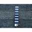 Tapis bleu en laine et en soie noué à la main 6 pi x 9 pi Yankees 5FC1079D3BFE480EB0D7139D40C18FB8