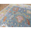 Tapis bleu denim unique 9 pi 9 po x 14 pi One-of-a-Kind