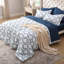 Édredon léger à motif quadrilobe-110389566