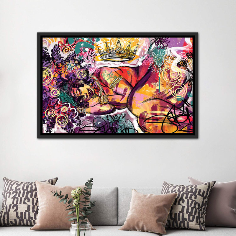 «Radiance» par Justin Copeland, H 40 po x l 60 po x P 1,5 po, Papier encadré noir