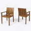 Chaise de salle à manger, ensemble de 2