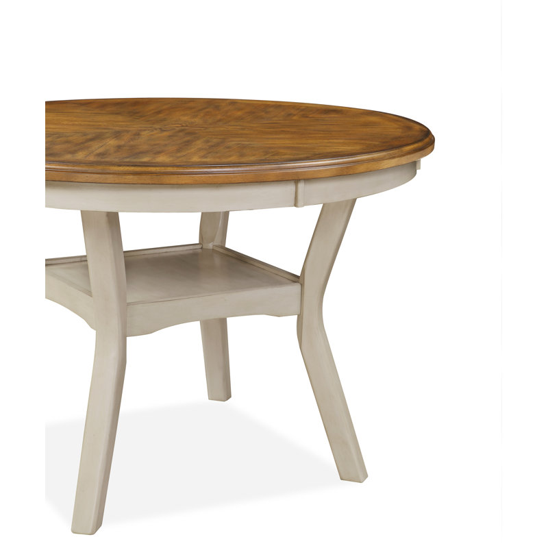 Ensemble de salle à manger Nahunta, Brun / Beige, H 30 po x L 47 po x l 47 po