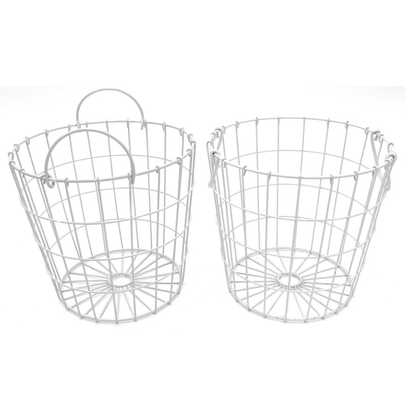 Panier en fil rond