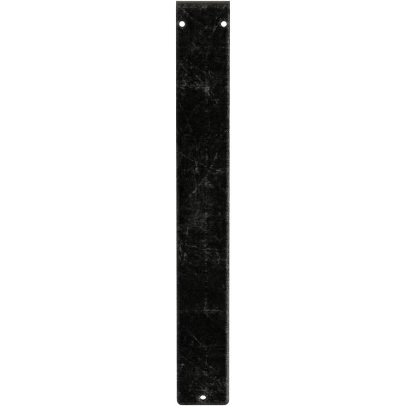 Support en fer forgé Versailles, H 15 po x l 2 po x P 12 po, Argent antique