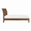 Tête de lit pour lit-bateau à finition brun clair 1pc