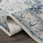 Tapis oriental bleu en polypropylène tissé à la main Basak-1271583409