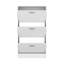 Range-chaussures, 3 portes, 3 tablettes, blanc-13712311