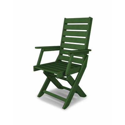 Captain Folding Dining Chair -  POLYWOOD®, CC4423-1GR