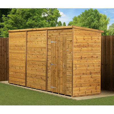 Modular Pent Garden Shed No Windows