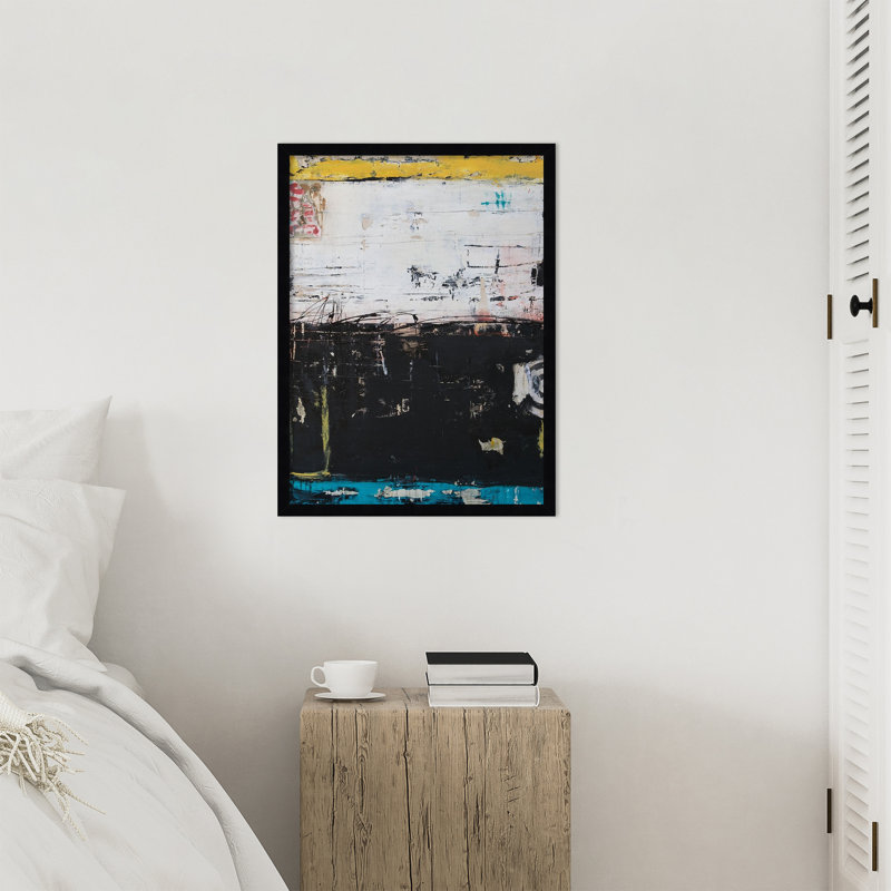 «Down and Dirty» par Mauro, reproduction d'art murale en bois, Noir, H 25 po x l 19 po