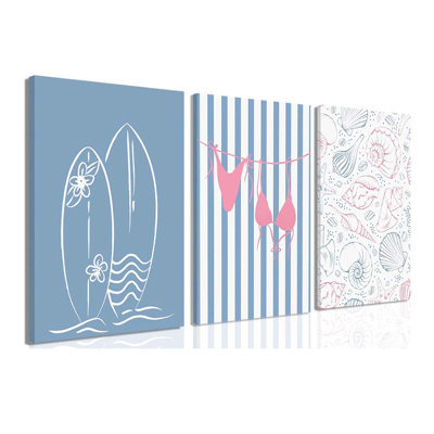 3 Piece Wrapped Canvas Print