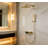 3-Function Rain Shower System, Wall Mount With Foldable Spout，Brusehd Gold -118735058