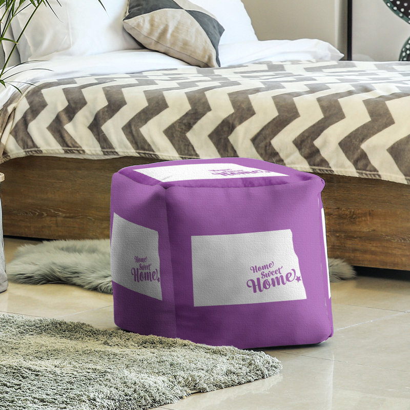 Repose-pieds à cubes pour la maison, Violet