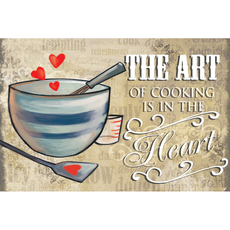 Art Of Cooking - Wrapped Canvas Print, 61cm H x 91cm W x 3.8cm D