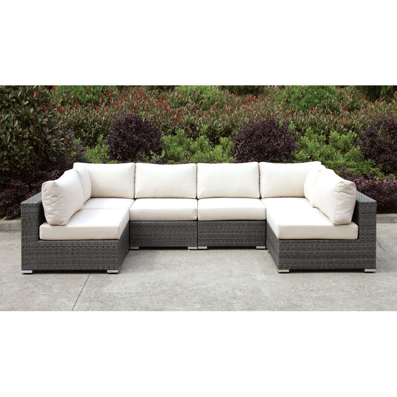 Darroch 6 - Person Patio Conversation Set with Cushions