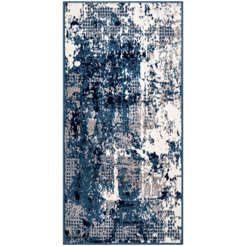 Cloree Abstract Area Rug, Runner 2' x 4'