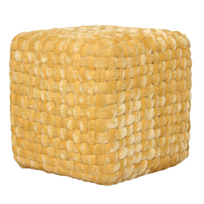 Tripolia 40 cm W Square Cube Ottoman
