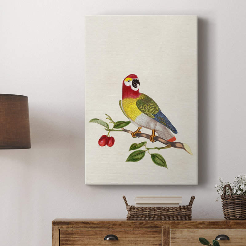 Oiseau dans Habitat VI - galerie Cavas sur mesure, H 60 po x l 40 po