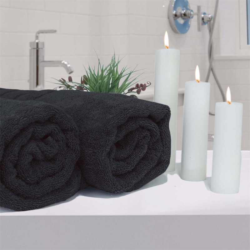 100% Cotton Bath Sheet, Black