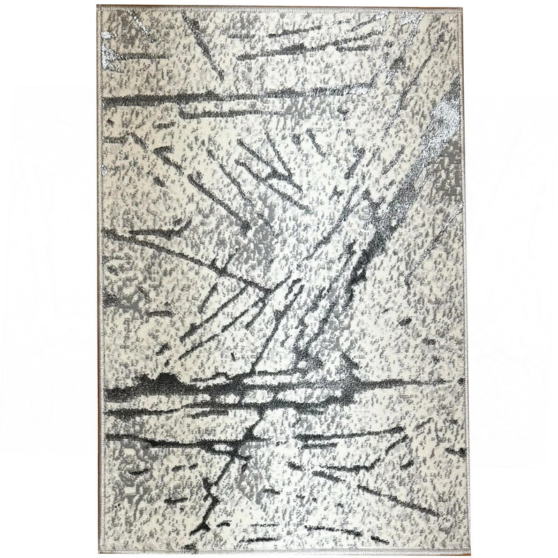 Tapis gris Shifra, Rectangle 9 pi x 11 pi 10 po