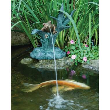 Fontaine cascade solaire LilyPad. - Achat/Vente fontaine de jardin