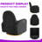 Standard Size Solid Wood Base 360 Swivel Glider Recliner Chair With Modern Design-1140285361