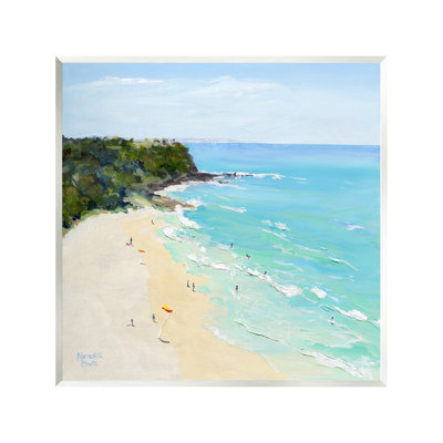 Art mural sur toile, "Beachgoers" par Meredith Howse