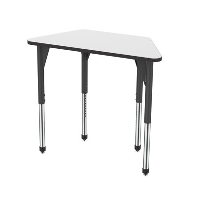 Premier Series Whiteboard Adjustable Trapezoid 1 Students Activity Table
