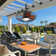 Mistkowski 20" 5 ABS Blades Small Caged Ceiling Fan with LED Lights