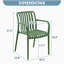 Chaise de salle à manger d'extérieur empilable-771665046