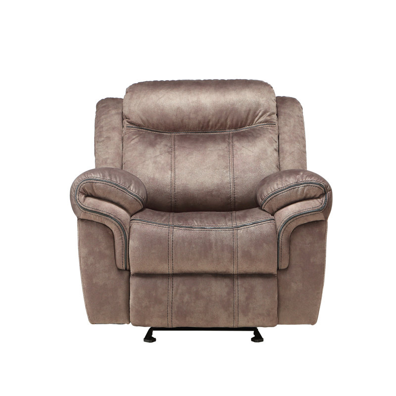 Fauteuil inclinable Zubaida, Velours chocolat