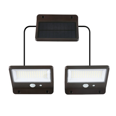 1500 Lumen Dual Head Solar Security Light