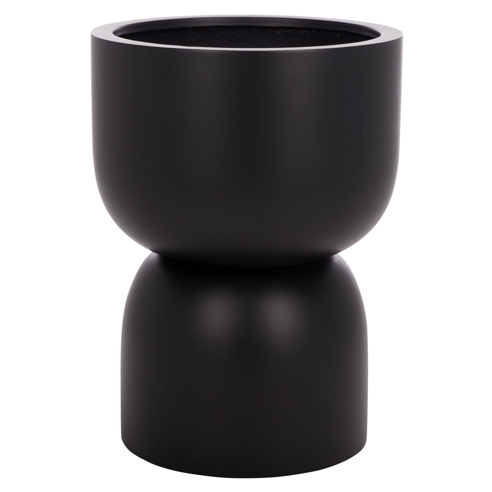 Ricco Pedestal Planter, Black