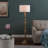 61.5" In Coastal Wood Effect Polyresin Floor Lamp