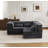 Compression Mahjong Sofa,Convertible Floor Sofa Bed,Diy Boneless Modular Sectional Sofa,No Assembly Required,Circle Fleece Fabric,Oversized 3 Seater With 3 Pillows-2140321267