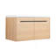 Ensemble de meuble-lavabo en chêne avec lavabo à poser en résine 36 po, 2 portes Oak-1256414661-1256414662