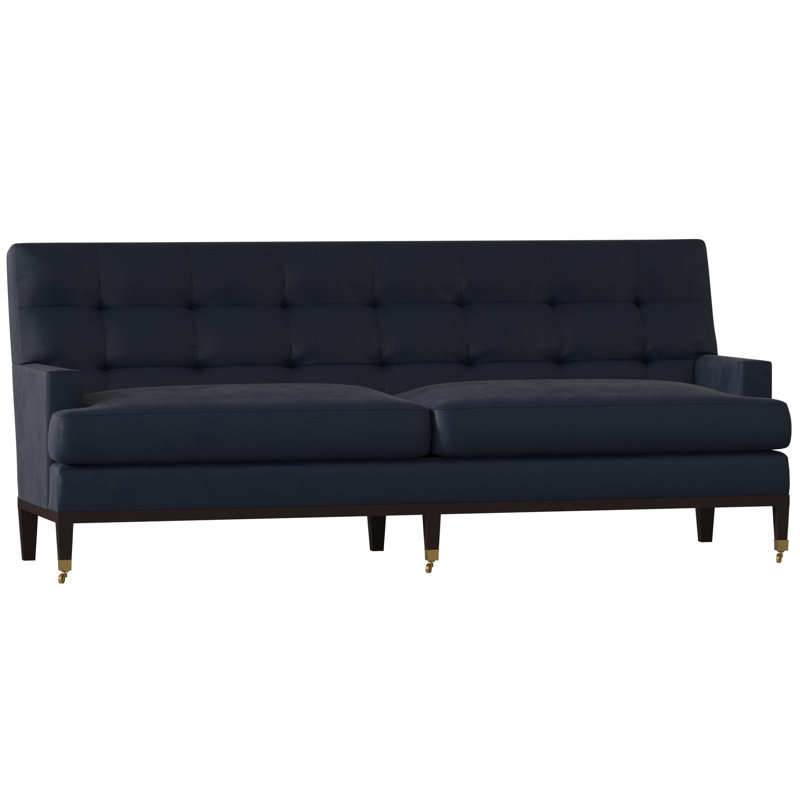 Uptown Sofa, 72" W, Aubrey Aegean, Black Walnut