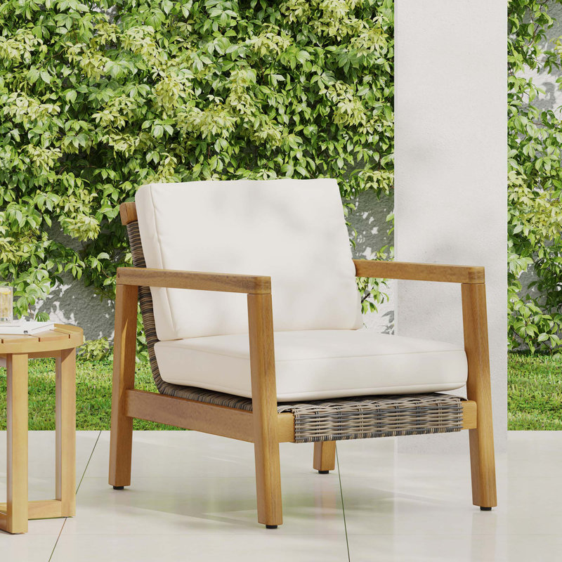 Fauteuil club en bois