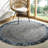 Abhay Hand Woven Cotton/Jute Rug in Ivory/Denim-24290564