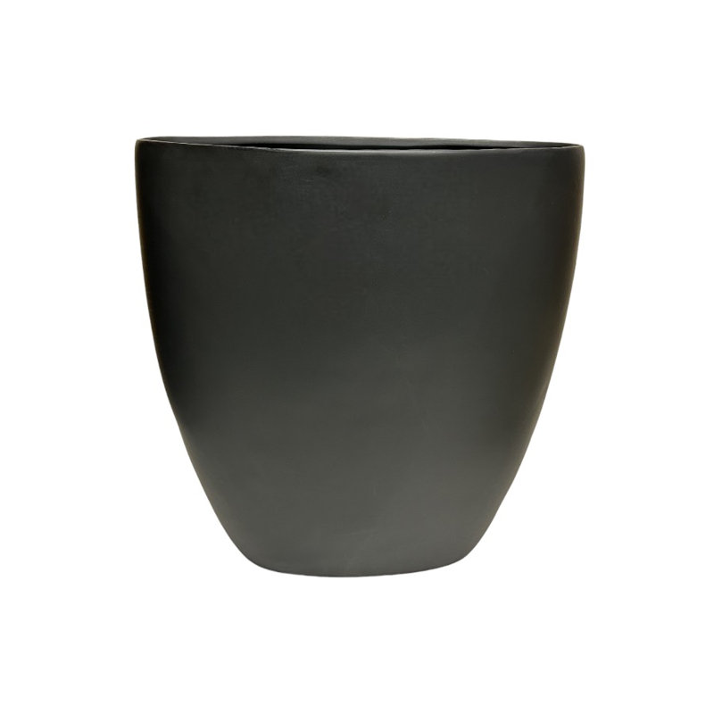 Vase de table en céramique Avren, Noir