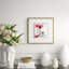 Interiors - Pink Living Room Framed by Dana Gibson