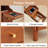 Solid Wood End Table With Storage-442249565