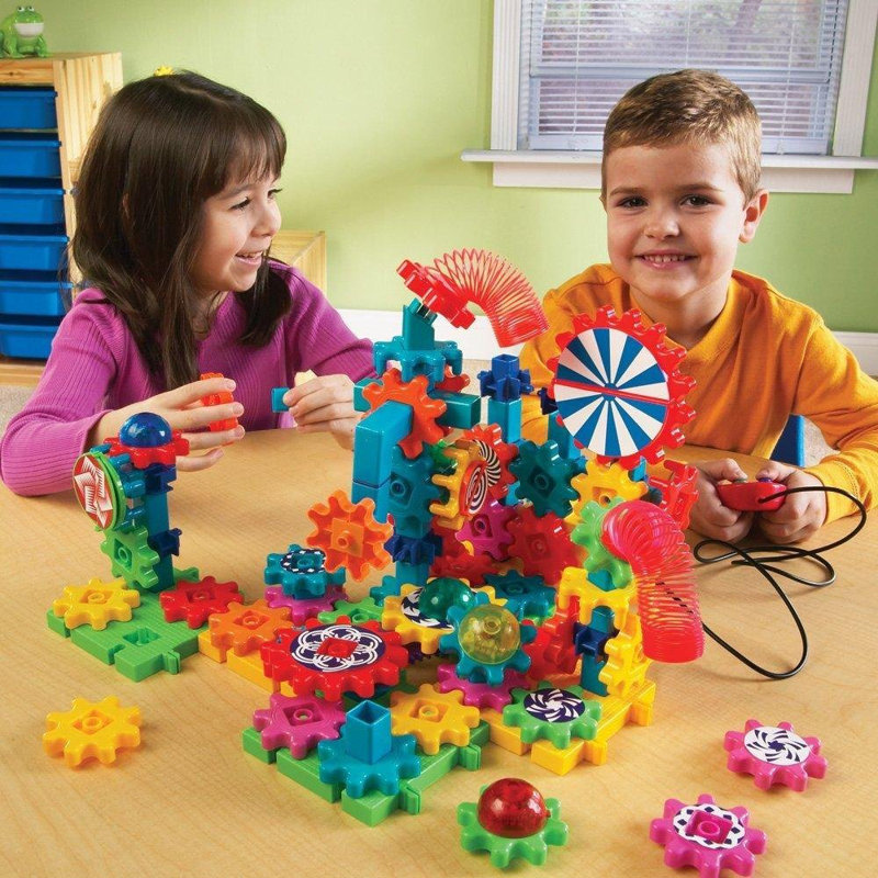 Gears! Gears! Gears! Lights and Action Motorized Building Set