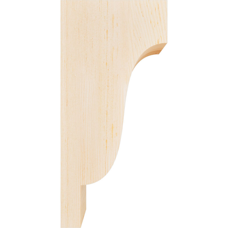 Newport Corbel, H 16 po x l 3,5 po x P 8 po, Sapin de Douglas, Lisse