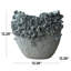 Vase décoratif en polyrésine et corail gris clair Cole and Gray-814866437
