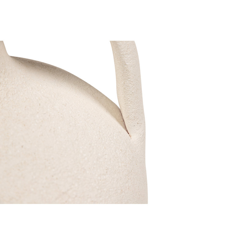 CERAMIC VASE, 30cm, Beige