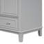 Meuble-lavabo moderne 30 po - Armoire grise avec lavabo et plateau de rangement-1921481096